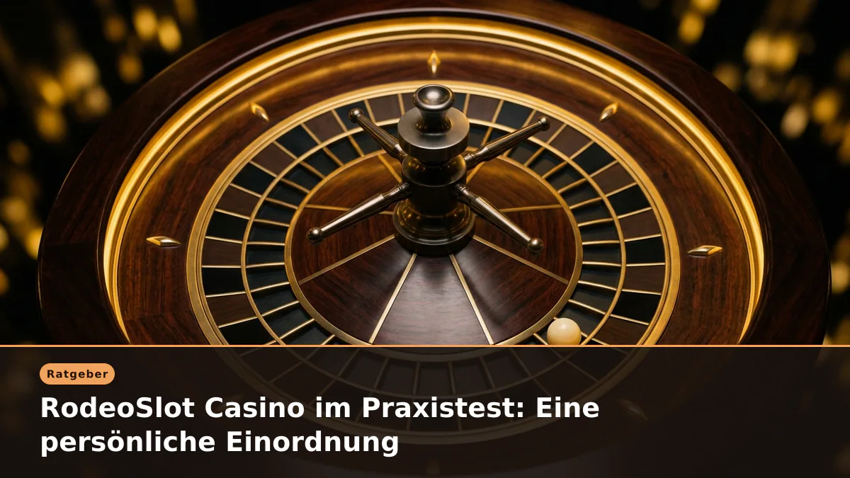 RodeoSlot Casino im Praxistest: Eine persönliche Einordnung