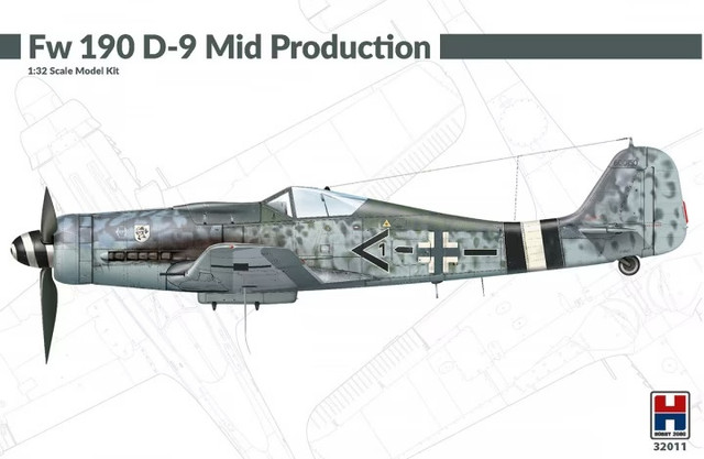 1/32 - Focke Wulf Fw.190D-9 Dora by Hobby 2000 (plastic Hasegawa