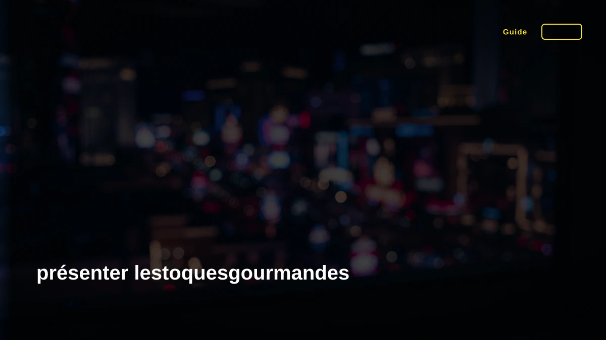 présenter lestoquesgourmandes