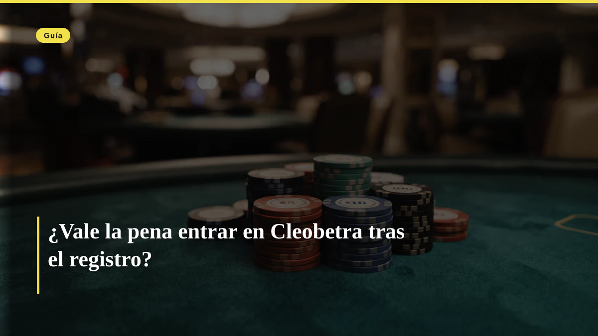 ¿Vale la pena entrar en Cleobetra tras el registro?