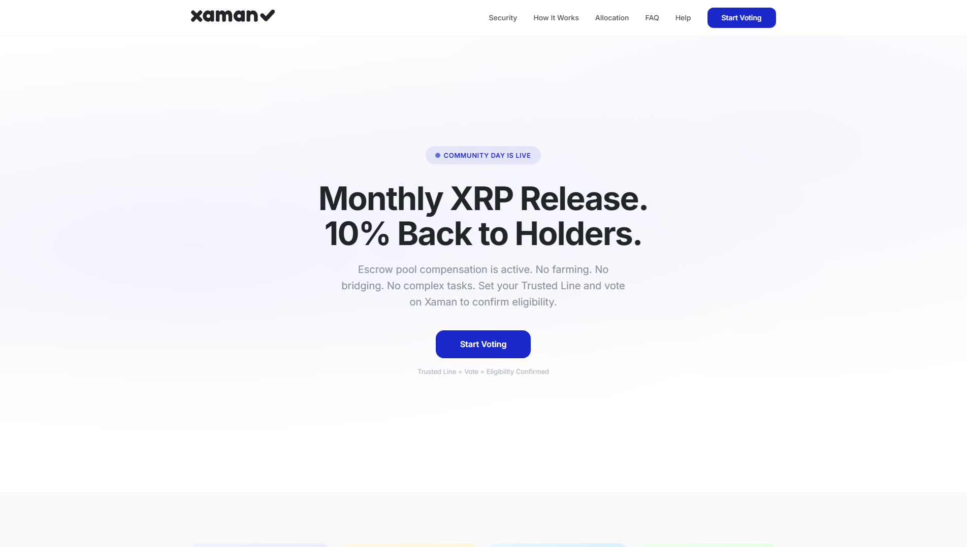 Screenshot of xaman-voting.org