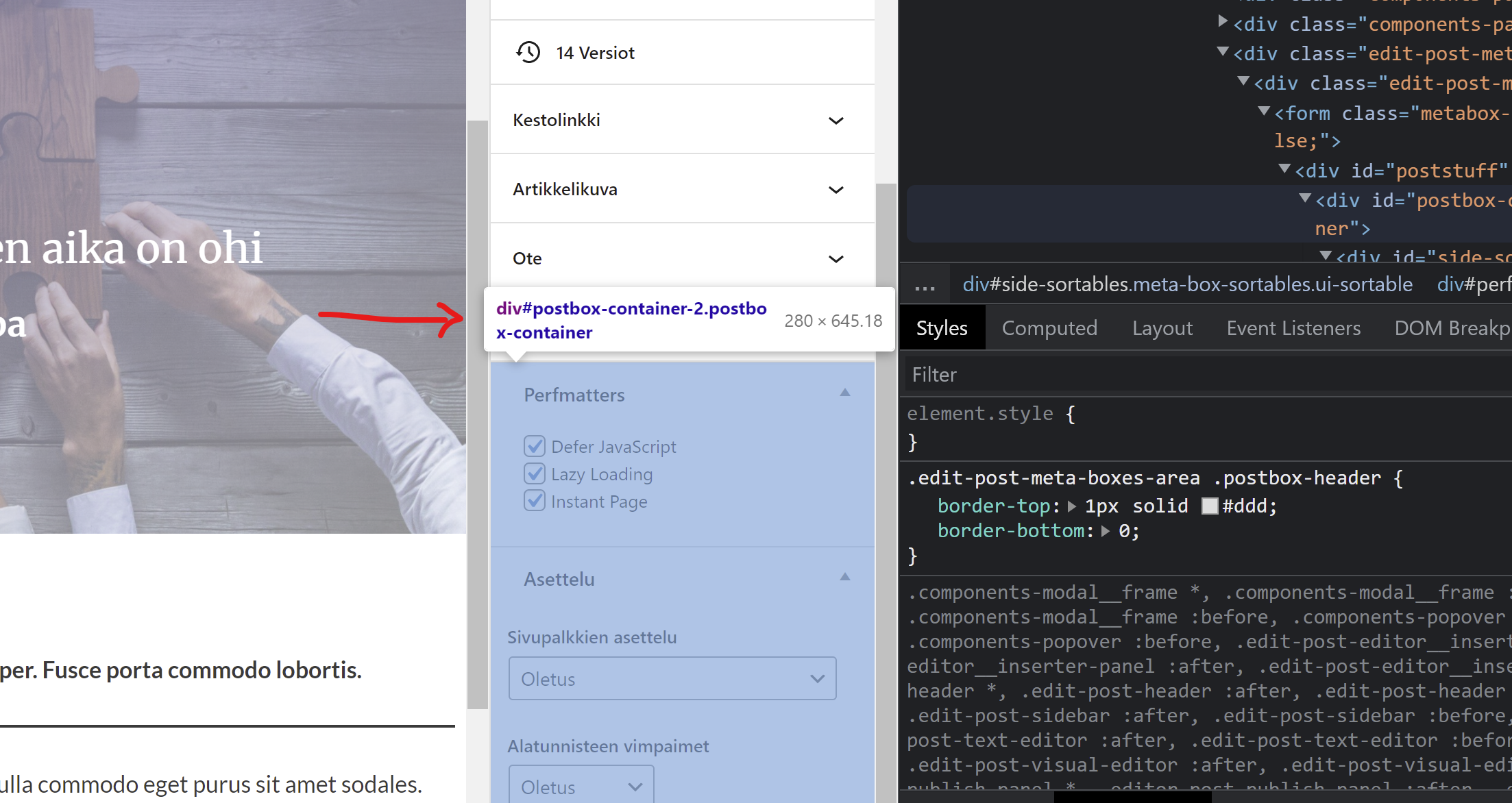 HTML Element ID as seen with Chrome inspector
