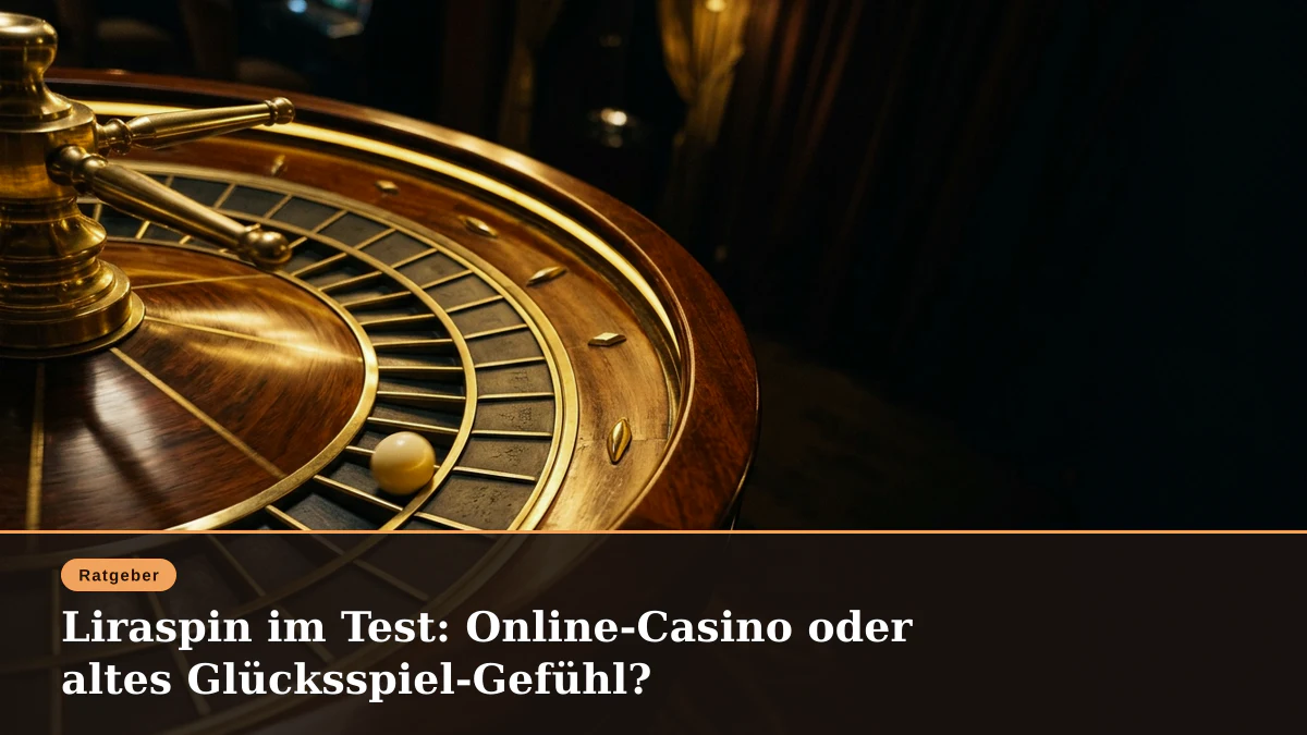Liraspin im Test: Online-Casino oder altes Glücksspiel-Gefühl?