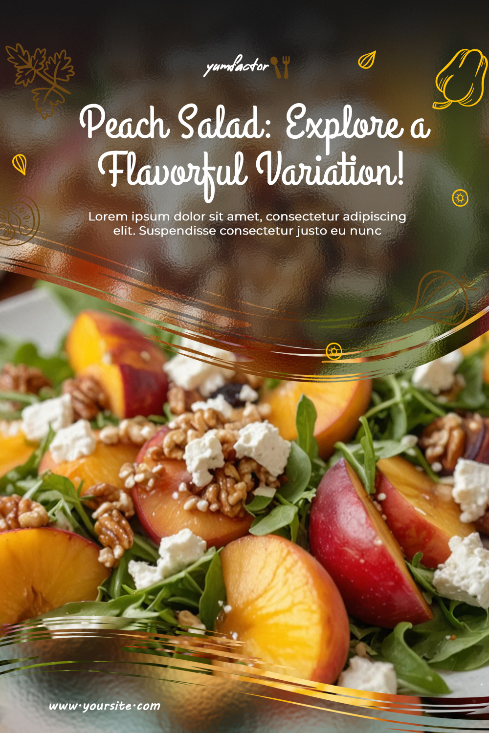 Peach Salad: Explore a Flavorful Variation!