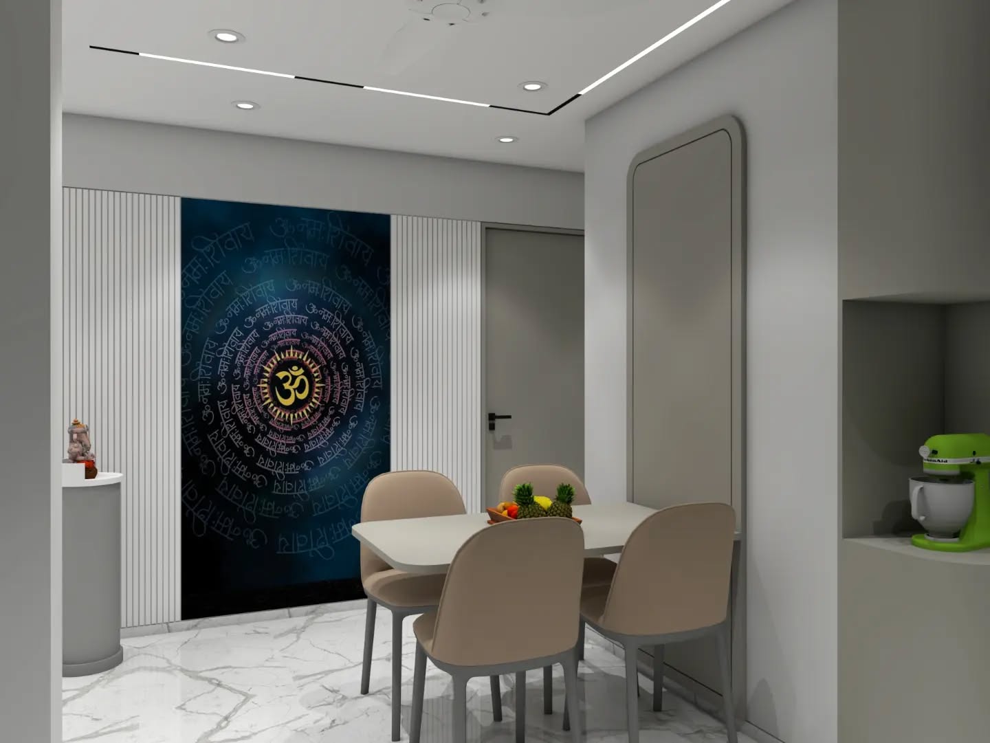 Modern Minimalistic 4 BHK Home Of Auro Smitha gallery 4