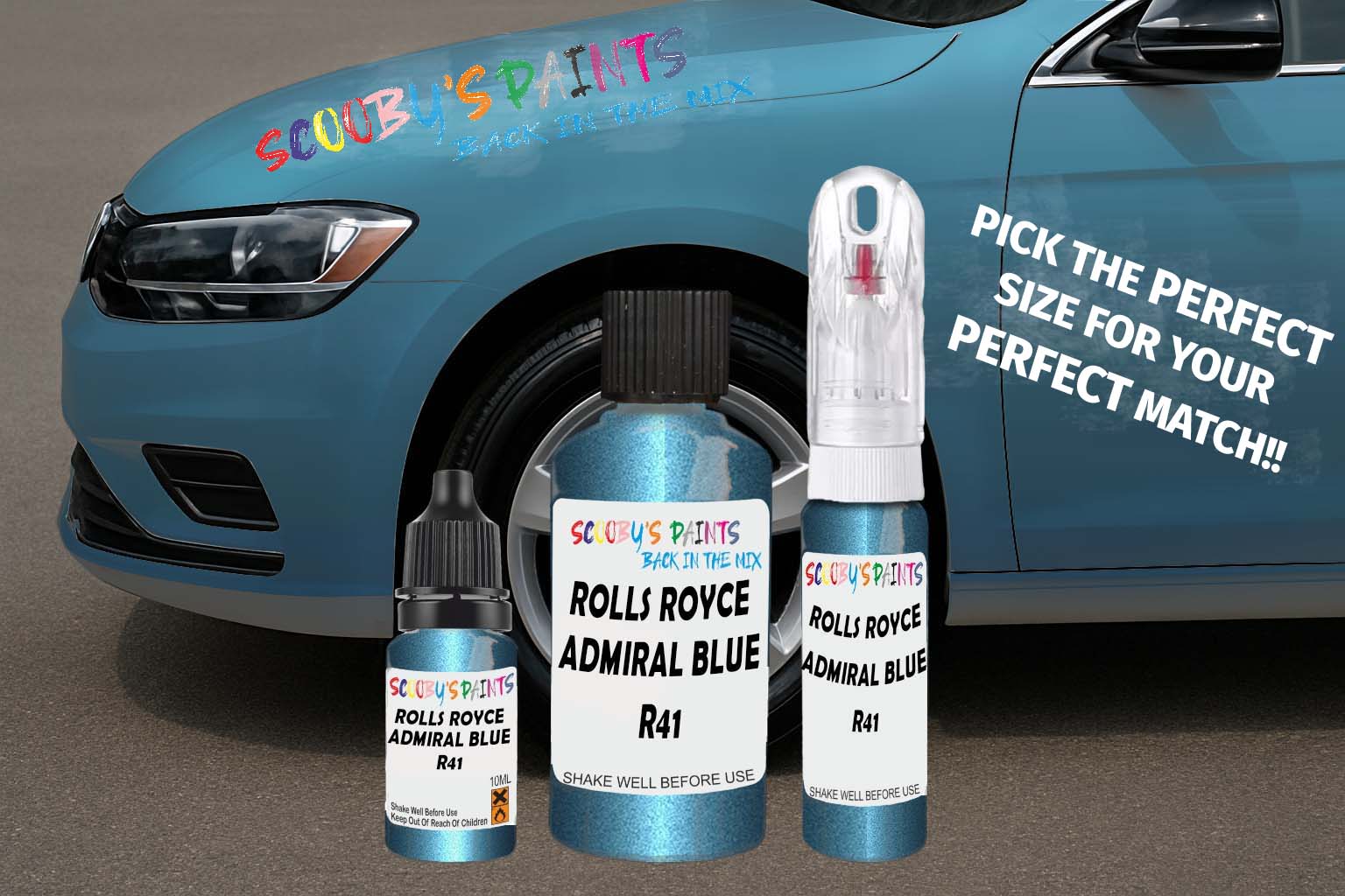 Scooby’s Paints – Rolls Royce Triple Touch-Up