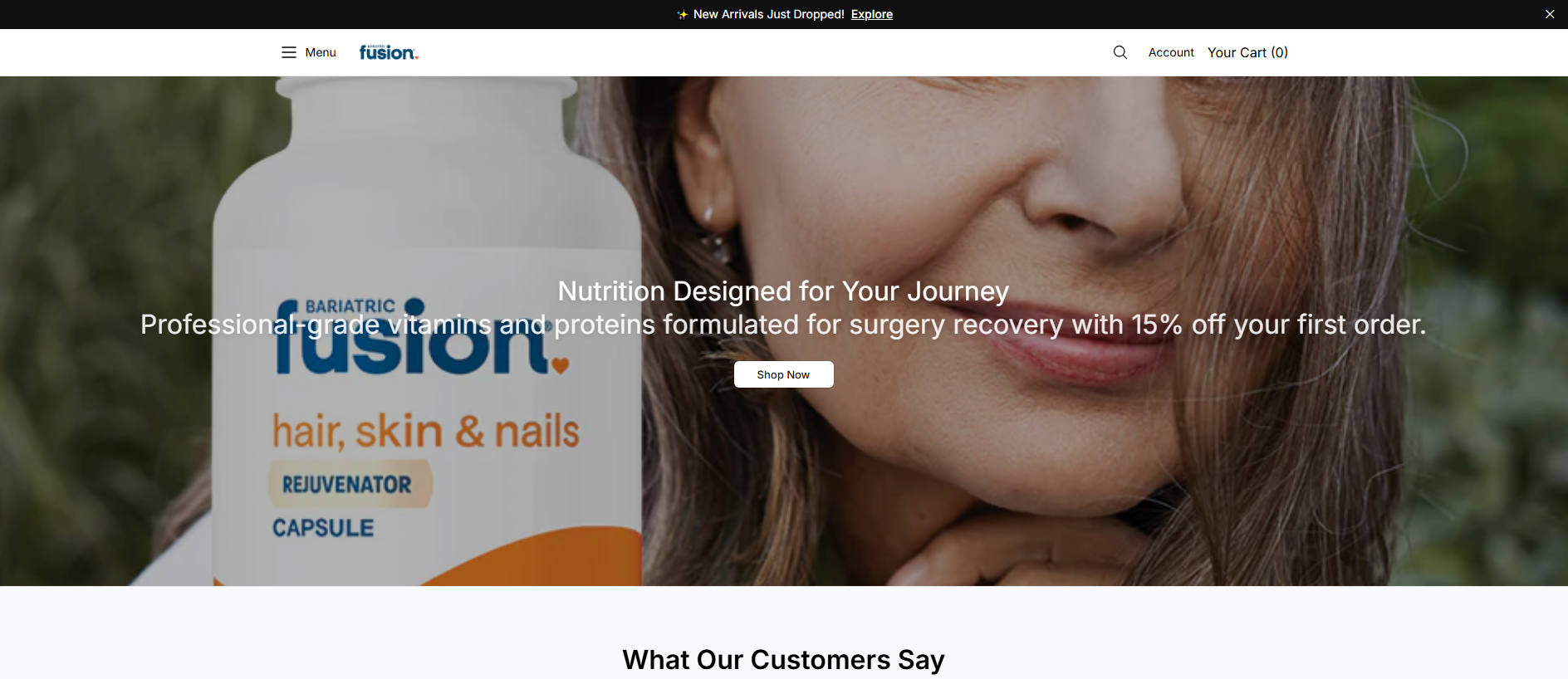 Stored capture of bariatricfusion.shop