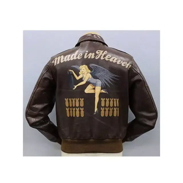 ジャケット・アウター Chris Chris Redfield Resident Evil Made in Heaven Bomber A2Flight Brown