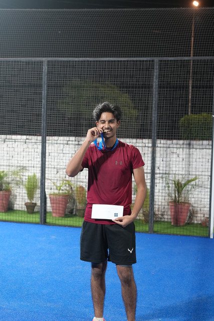 Tournament champions at Elite Courts Padel Americano