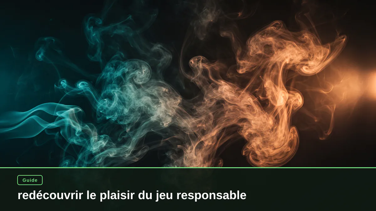 redécouvrir le plaisir du jeu responsable