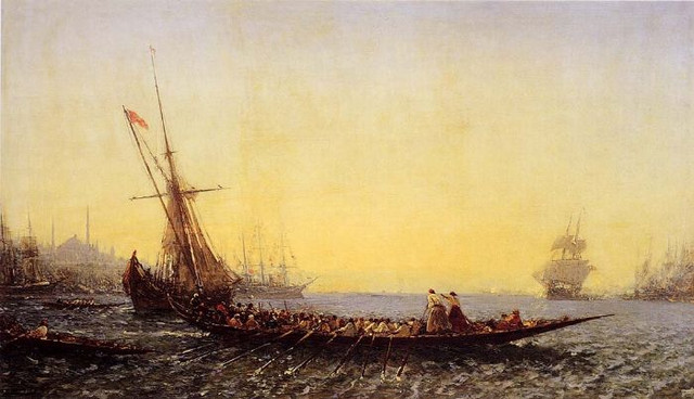 Felix-Ziem-Harbour-In-Constantinople
