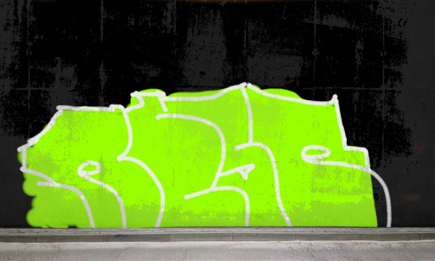 Graffiti artwork by qsk