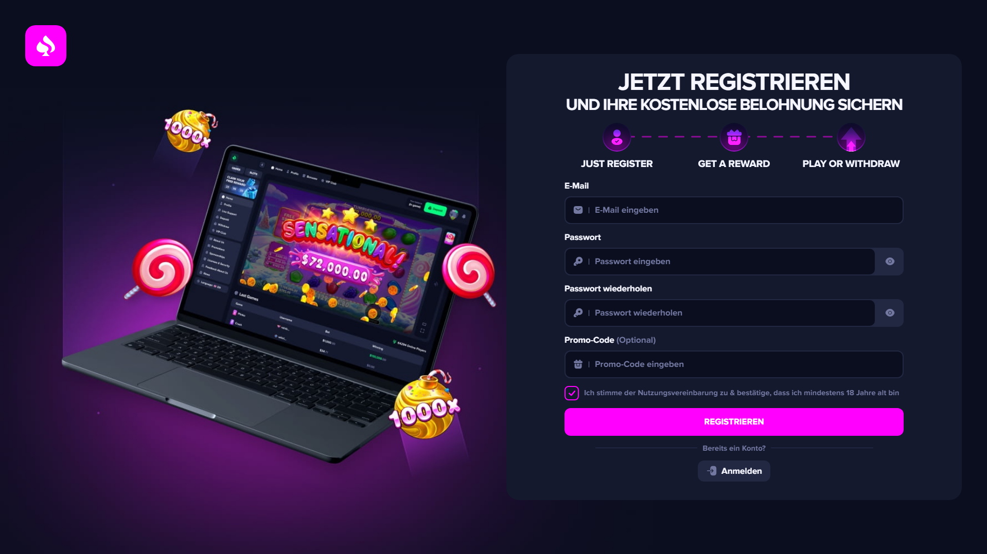 Screenshot of stake-fr.cc