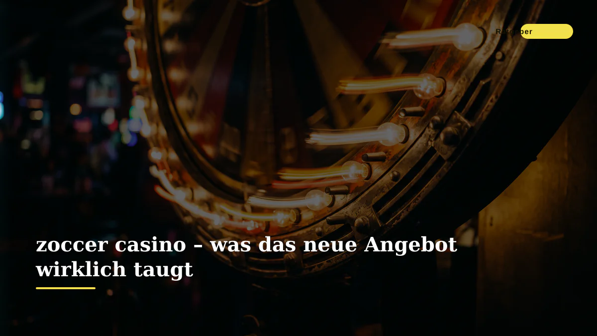 zoccer casino – was das neue Angebot wirklich taugt