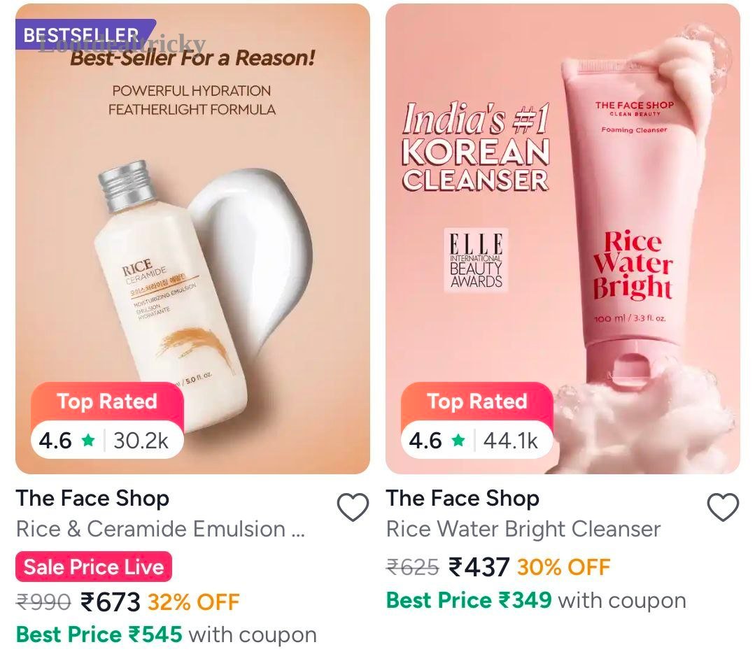 The Face Shop – Just 30% OFF | Loot Lo