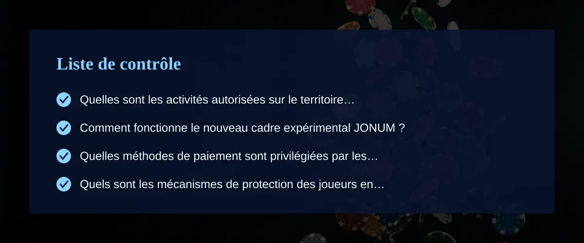 Perspectives et réalités du marché pour un avis casino en ligne en france — Liste de contrôle