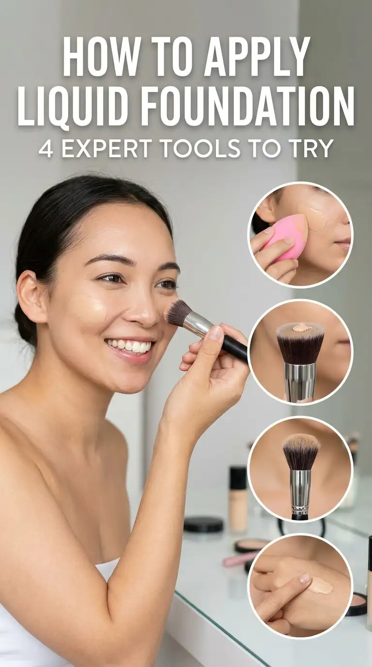 How To Apply Liquid Foundation: 4 Expert Tools To Try