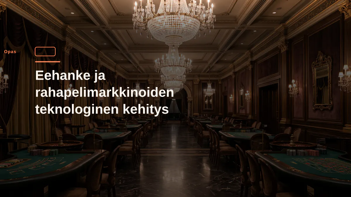 Eehanke ja rahapelimarkkinoiden teknologinen kehitys