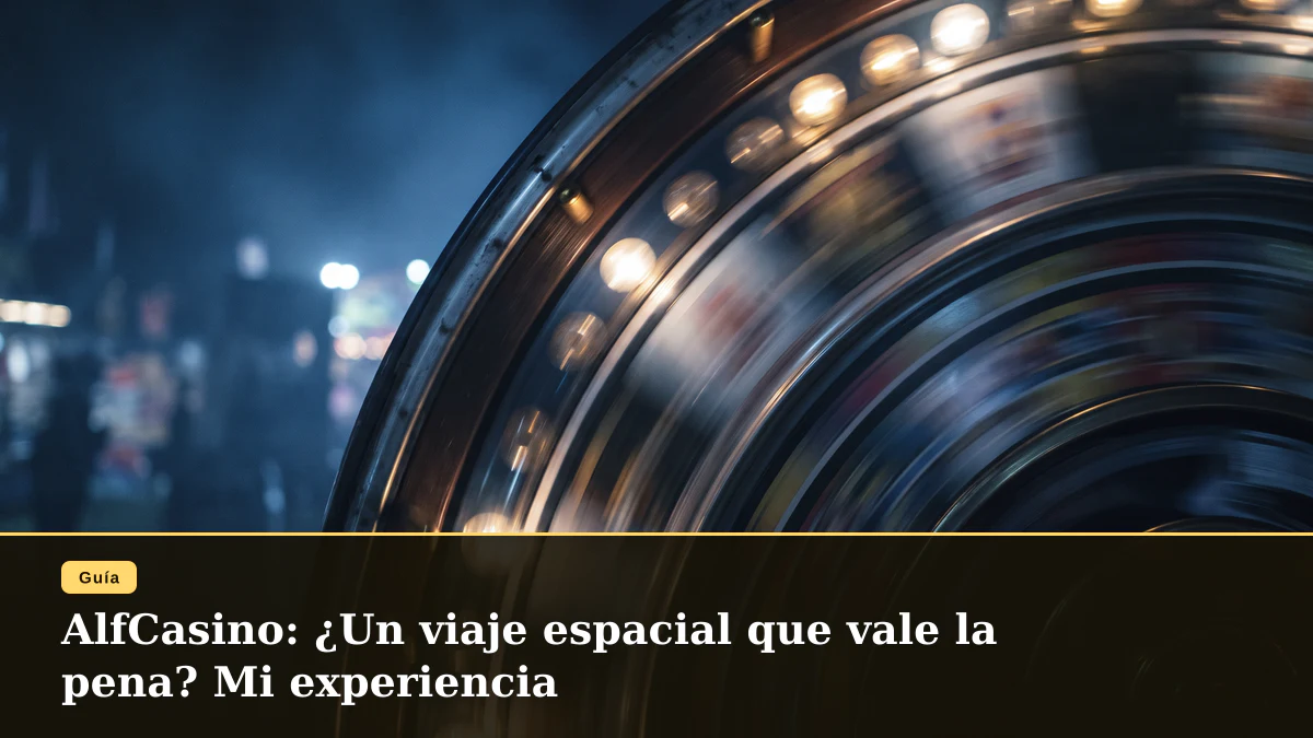 AlfCasino: ¿Un viaje espacial que vale la pena? Mi experiencia