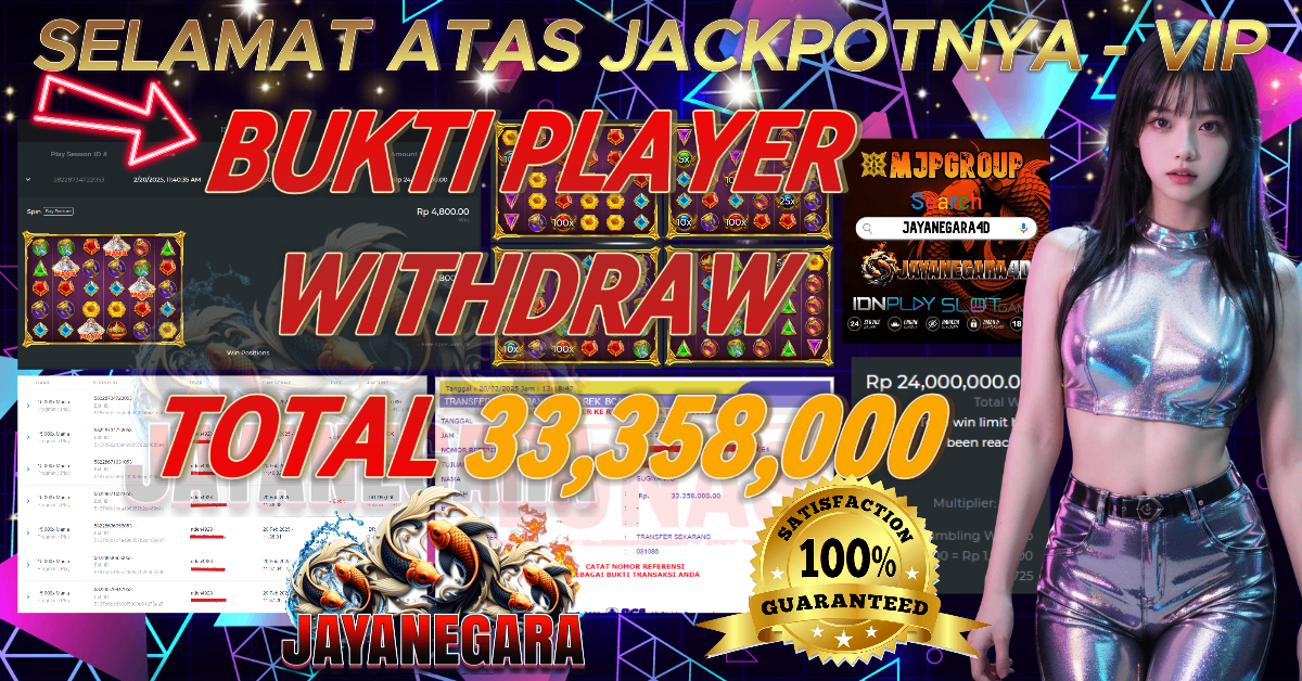 JAYANEGARA4D JACKPOT 15.000x MANIA Rp.33.358.000.,- LUNAS