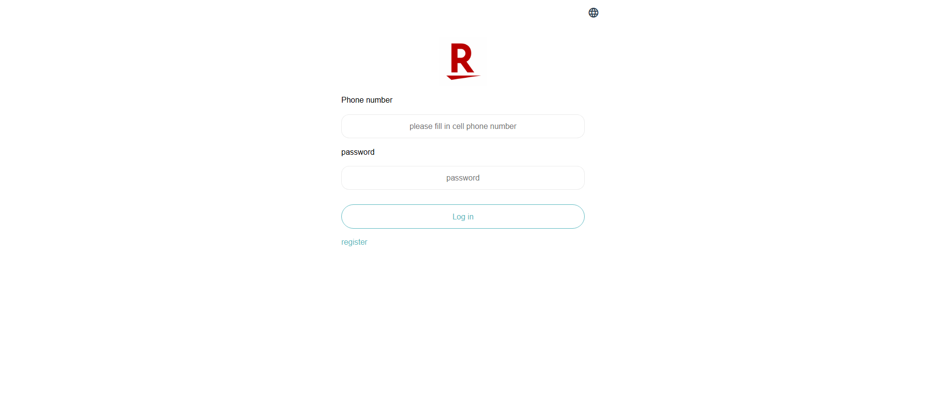 Forensic screenshot of [REDACTED] showing the phishing page layout