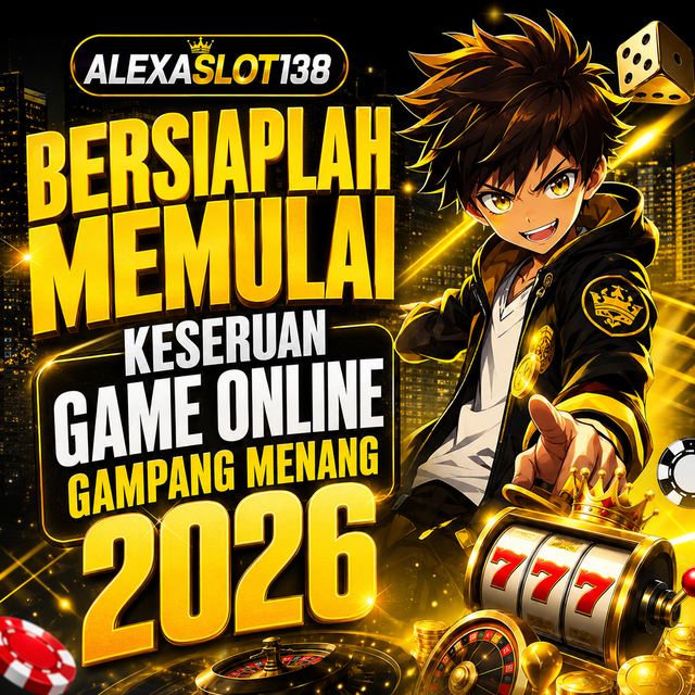 Thumbnail 1 of 3, Poster, ALEXASLOT138 | Bersiaplah Memulai Keseruan Game Online Gampang Menang 2026 designed and sold by ALEXASLOT138.