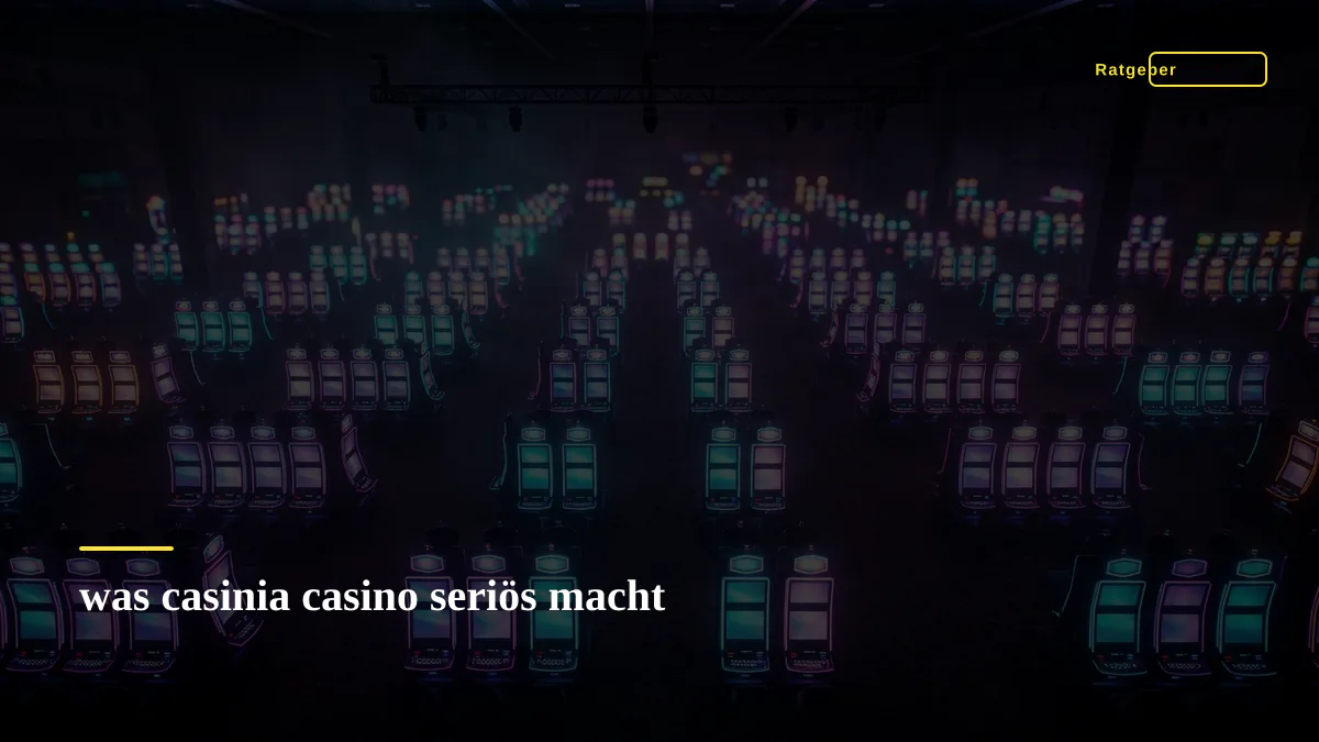 was casinia casino seriös macht