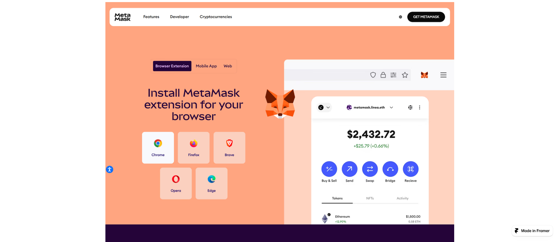 Stored capture of learnioweb-metamasks-home.framer.ai
