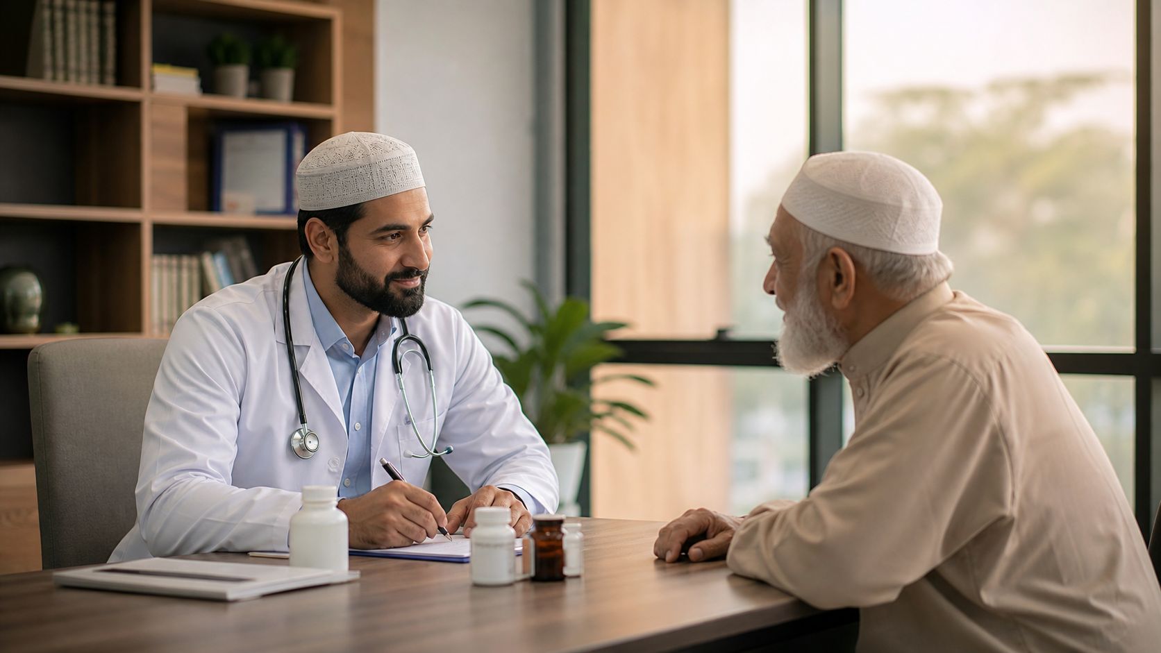 مراجعة الطبيب والتجهيزات الطبية قبل السفر للعمرة