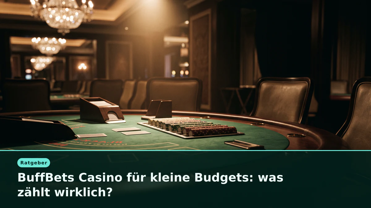 BuffBets Casino für kleine Budgets: was zählt wirklich?