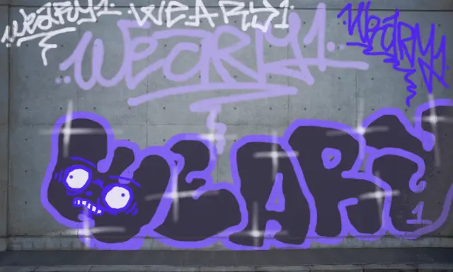 Graffiti artwork by DECAY