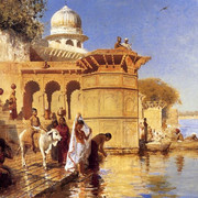 Edwin-Lord-Weeks-Along-The-Ghats-Mathura