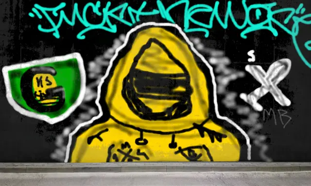 Graffiti artwork by GieKSaTauzen