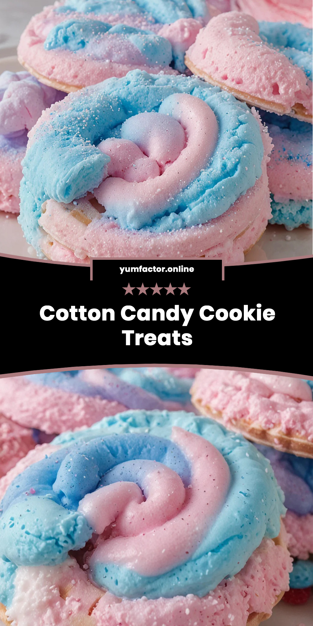 Cotton Candy Cookie Treats