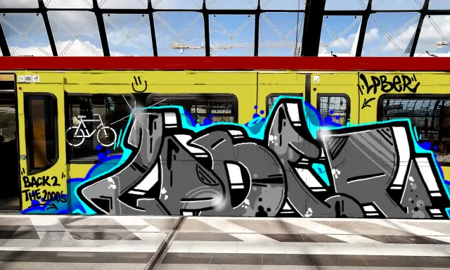 Graffiti artwork by LPBER
