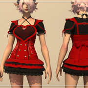 Dress gingham off dyed