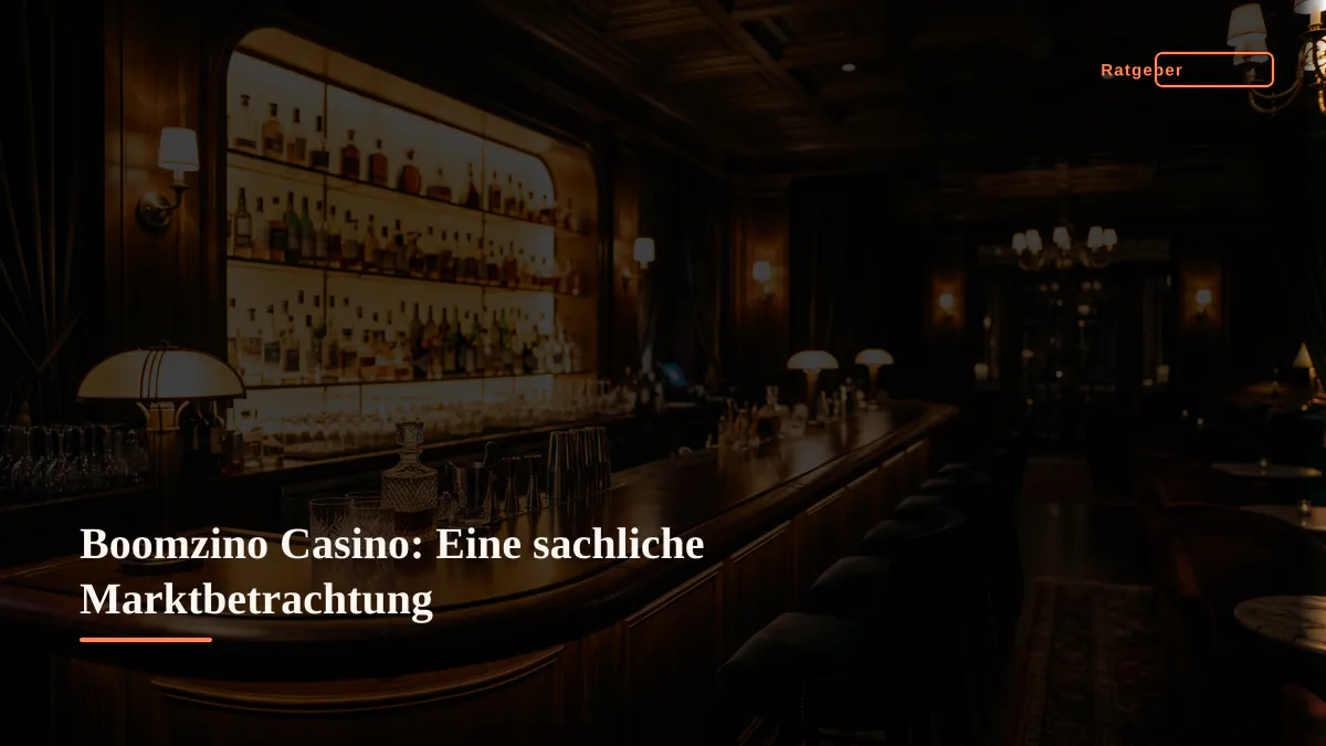 Boomzino Casino: Eine sachliche Marktbetrachtung