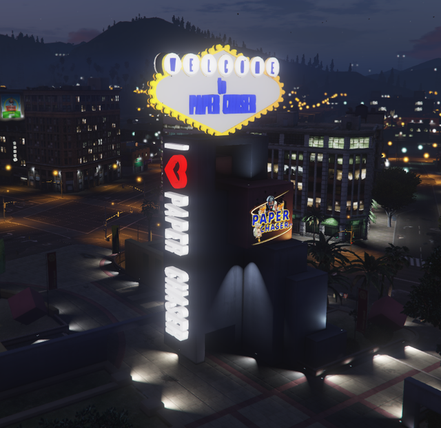 Custom Vinewood sign showcase 4