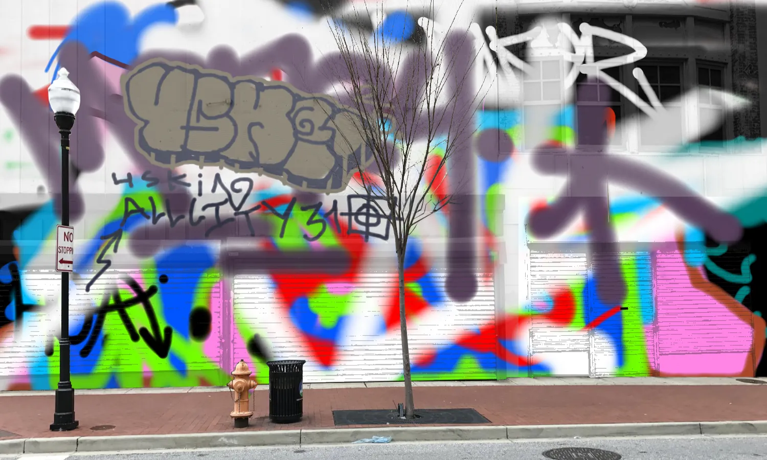 Graffiti artwork by 4skin310allcitys