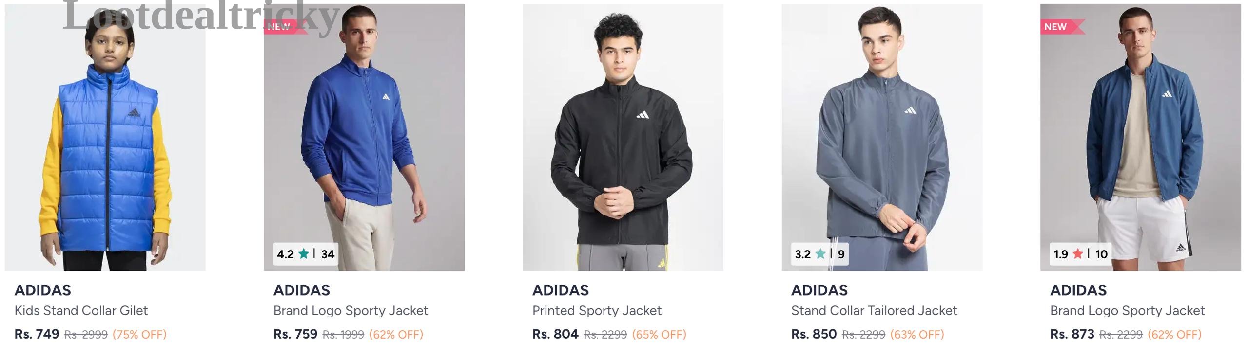 Adidas Jackets Starts | Loot Ka Maal Adidas Jackets Starts | Loot Ka Maal