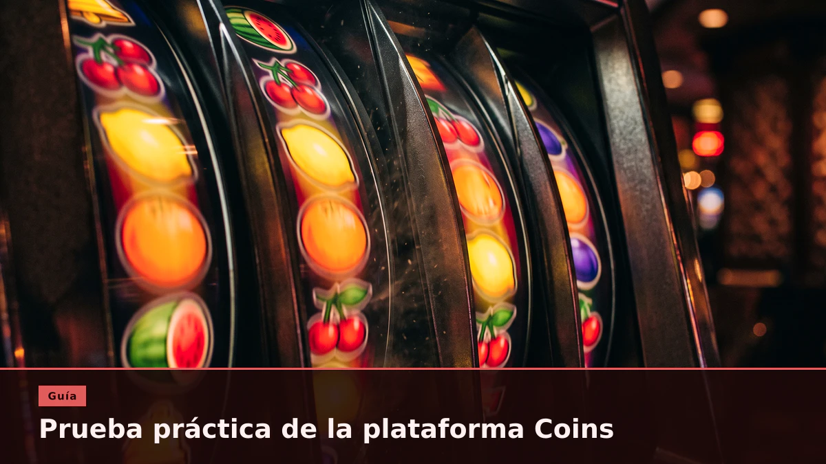 Prueba práctica de la plataforma Coins