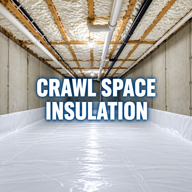 Crawl space insulation