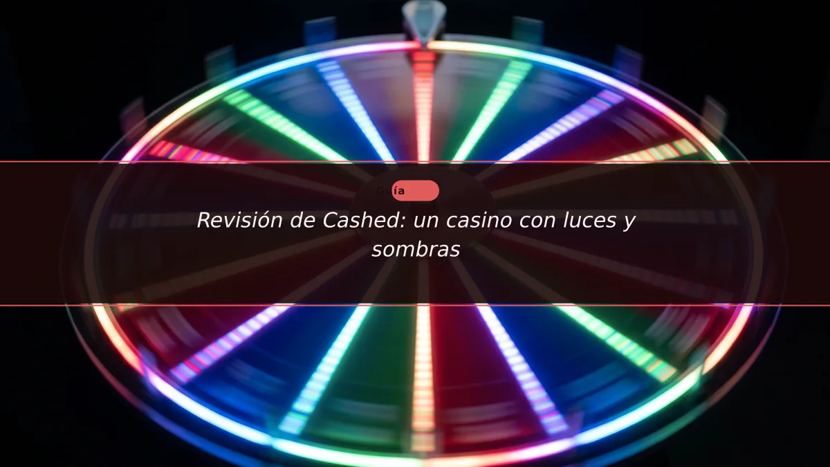 Revisión de Cashed: un casino con luces y sombras