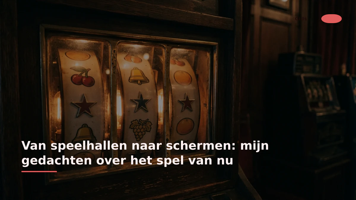 Van speelhallen naar schermen: mijn gedachten over het spel van nu