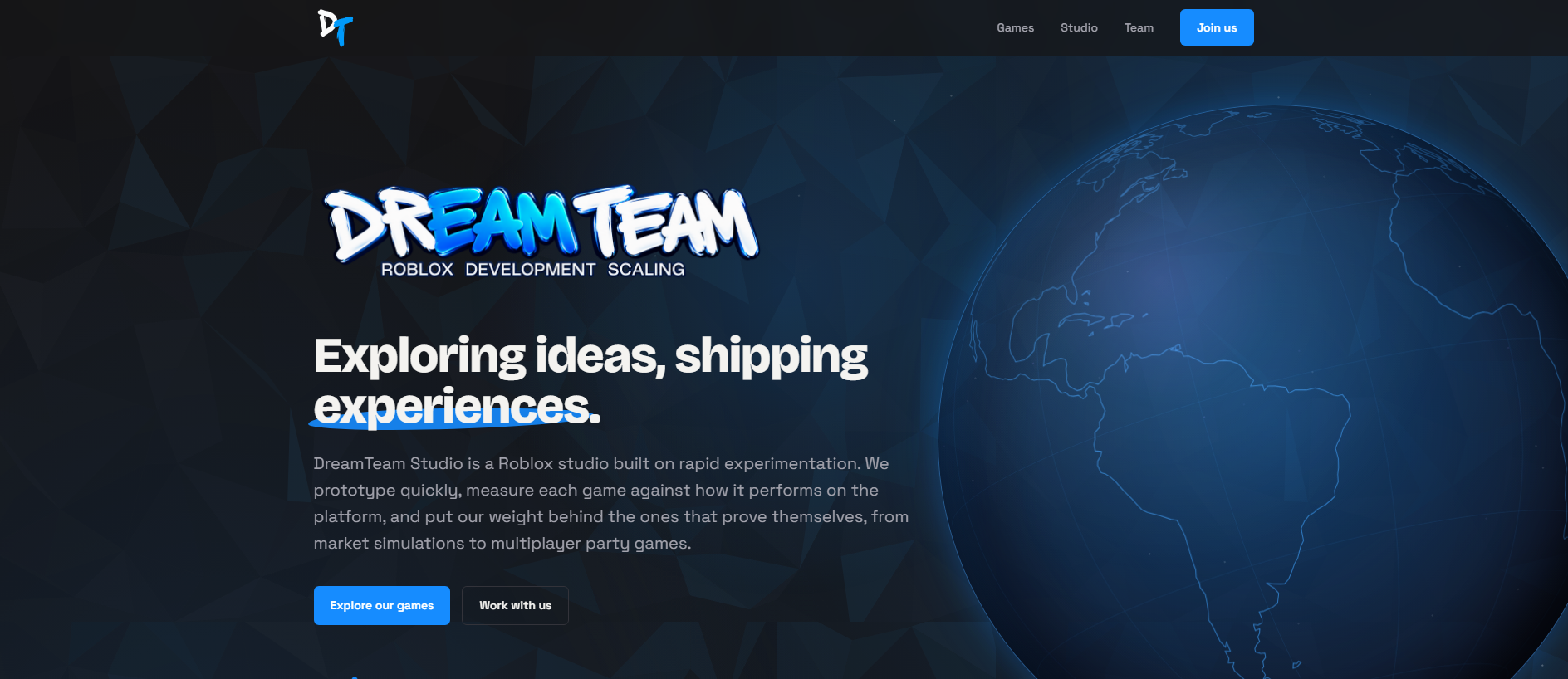Primary capture · dreamteamworks.com
