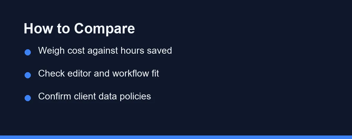 How to Compare