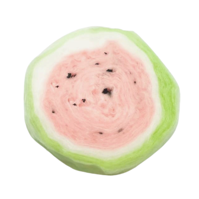 Watermelon cotton candy
