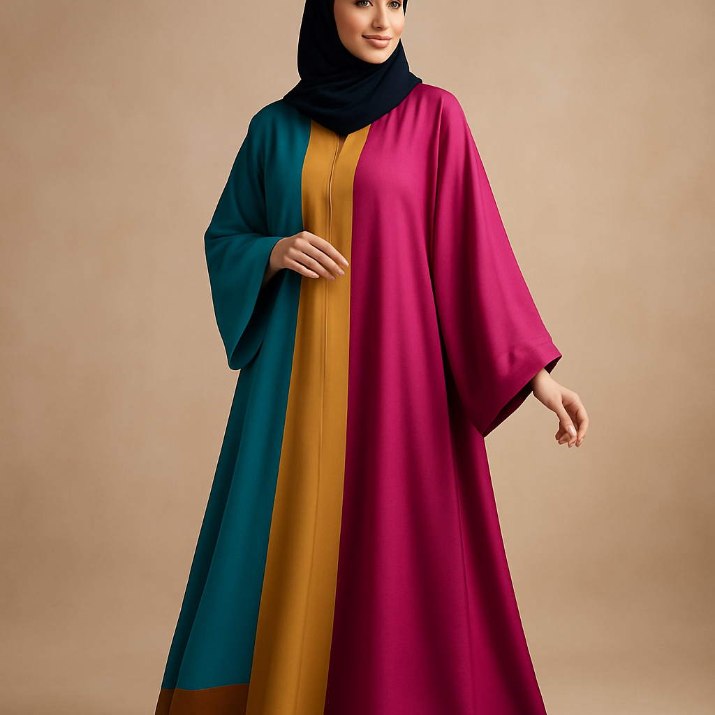عباية ملونة فخمة موضة 2026