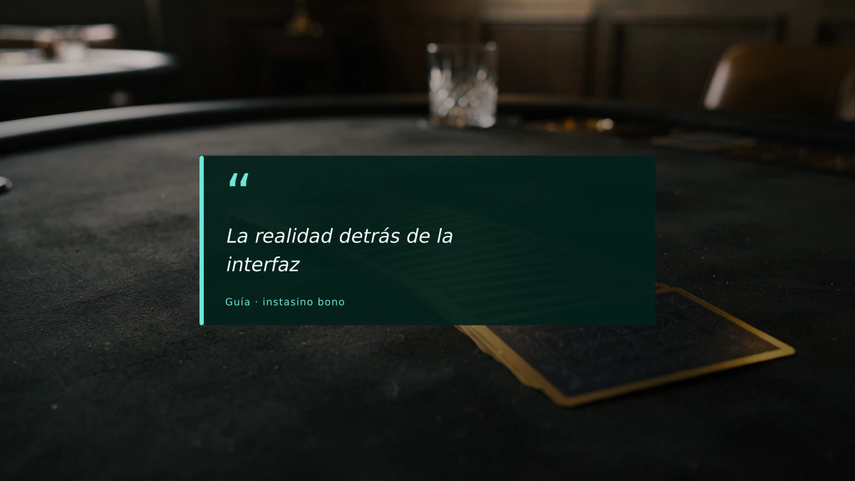 La realidad detrás de la interfaz