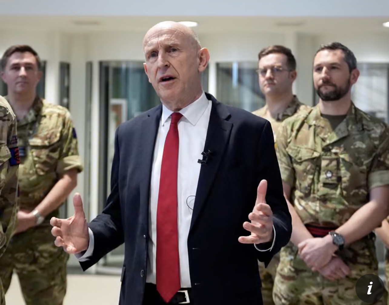 Putin’s ‘hidden hand’ lies behind Iran’s drone tactics, UK defence secretary says
